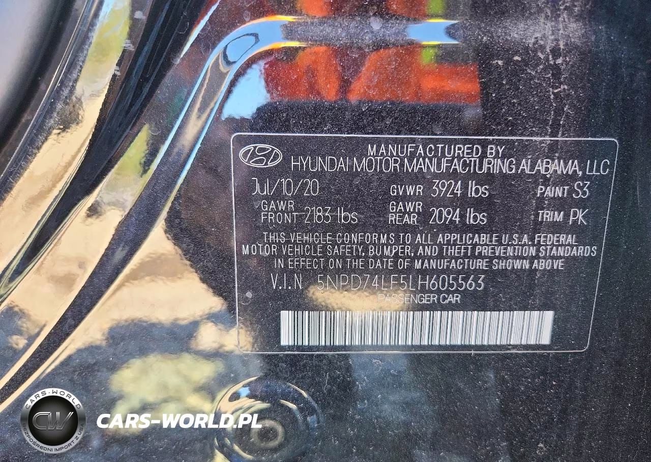 2020 Hyundai Elantra Se VIN:5NPD74LF5LH605563 - 12
