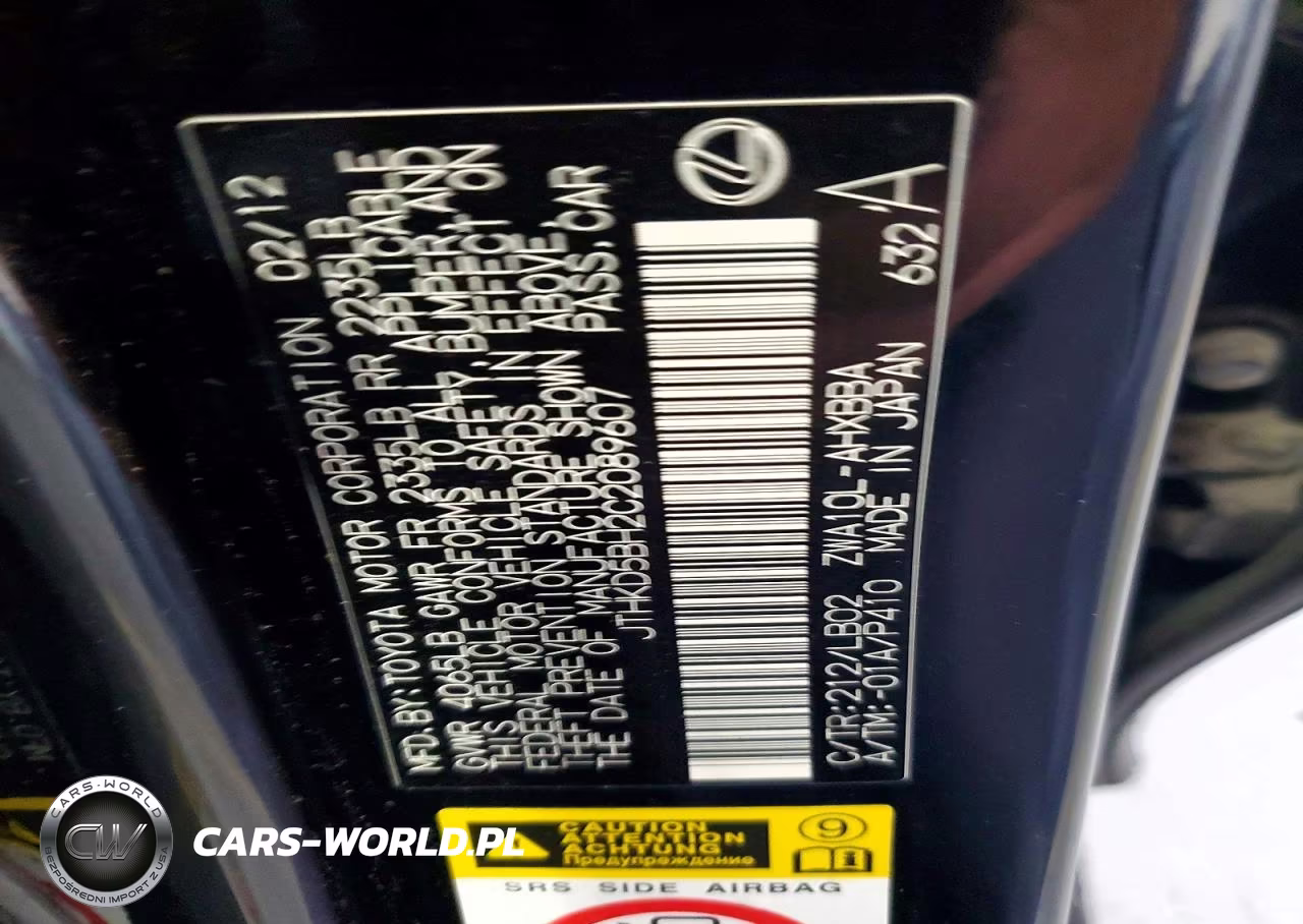2012 Lexus Ct 200 VIN:JTHKD5BH2C2089607 - 12