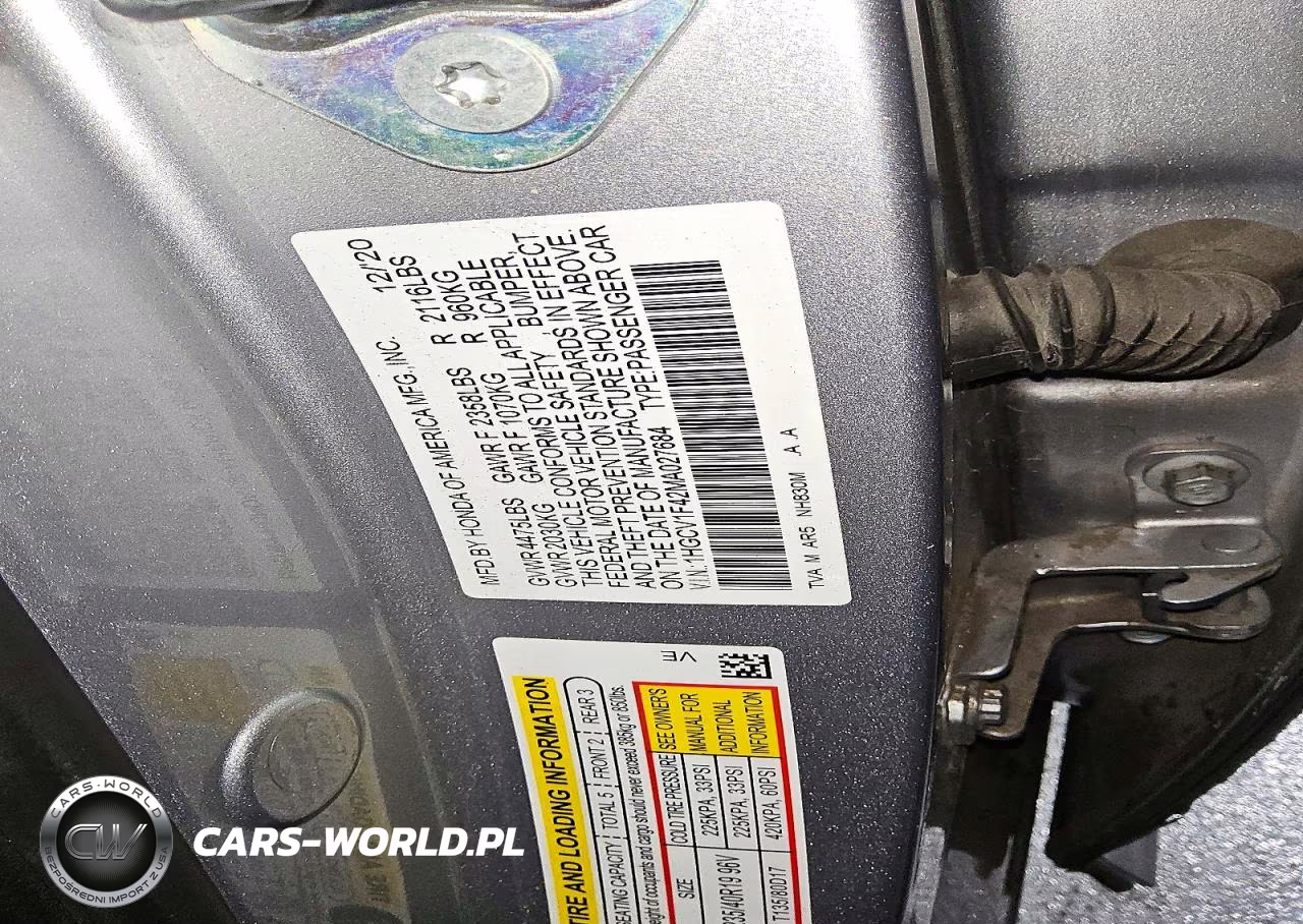 2021 Honda Accord Sport Se VIN:1HGCV1F42MA027684 - 13