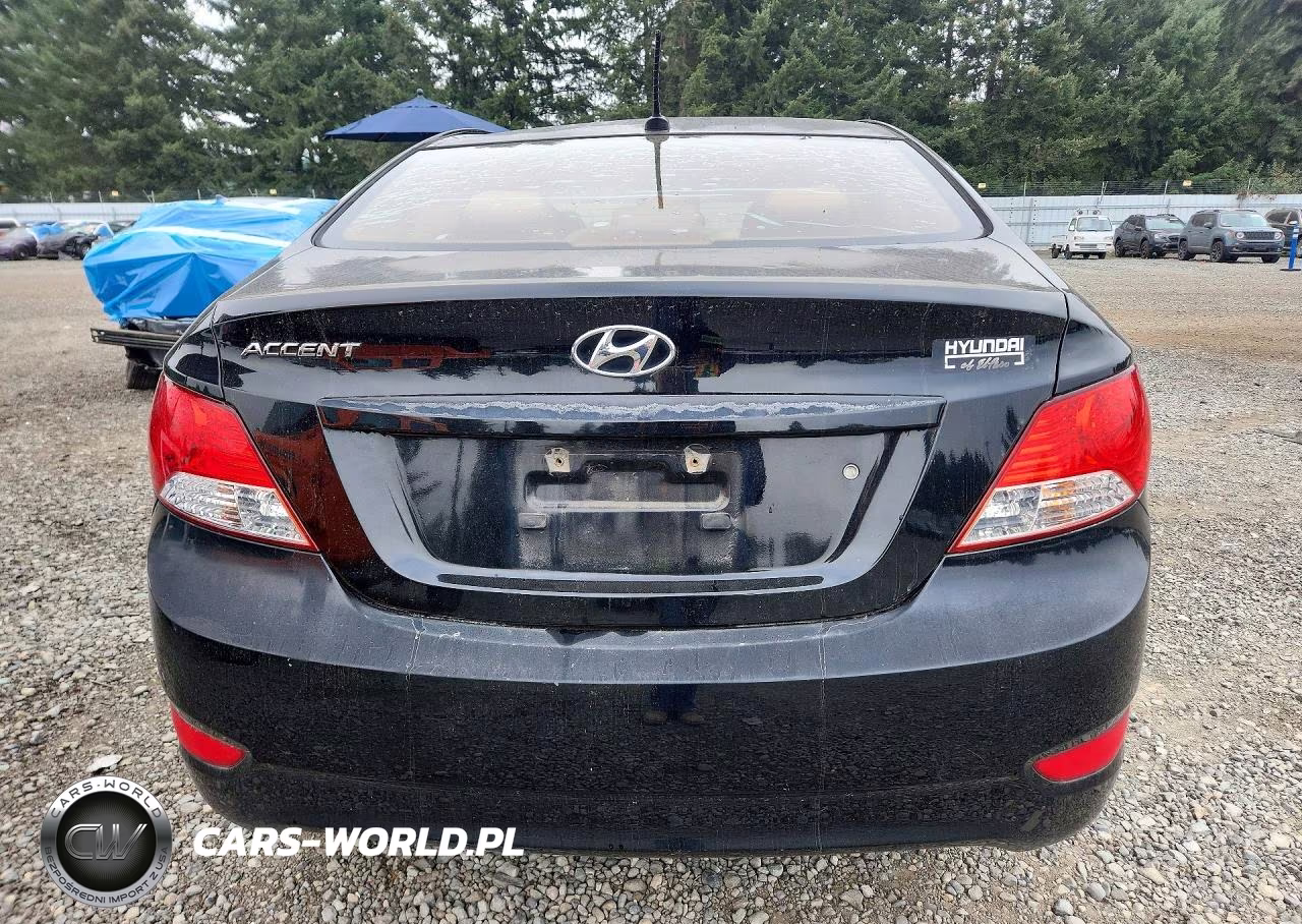 2012 Hyundai Accent Gls VIN:KMHCT4AE1CU252676 - 6