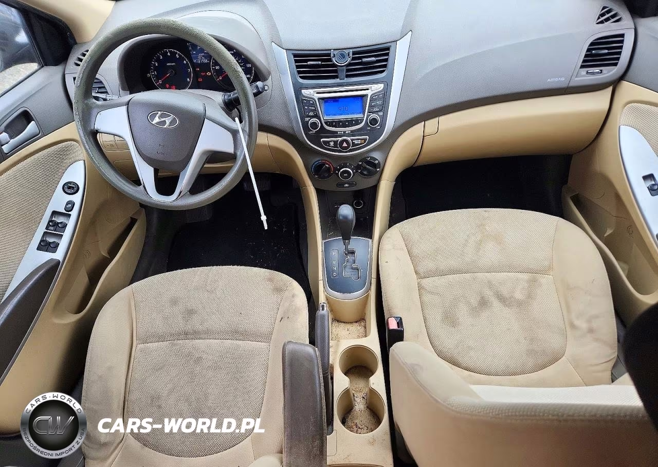 2012 Hyundai Accent Gls VIN:KMHCT4AE1CU252676 - 8