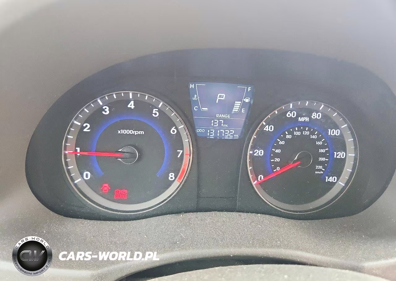 2012 Hyundai Accent Gls VIN:KMHCT4AE1CU252676 - 9