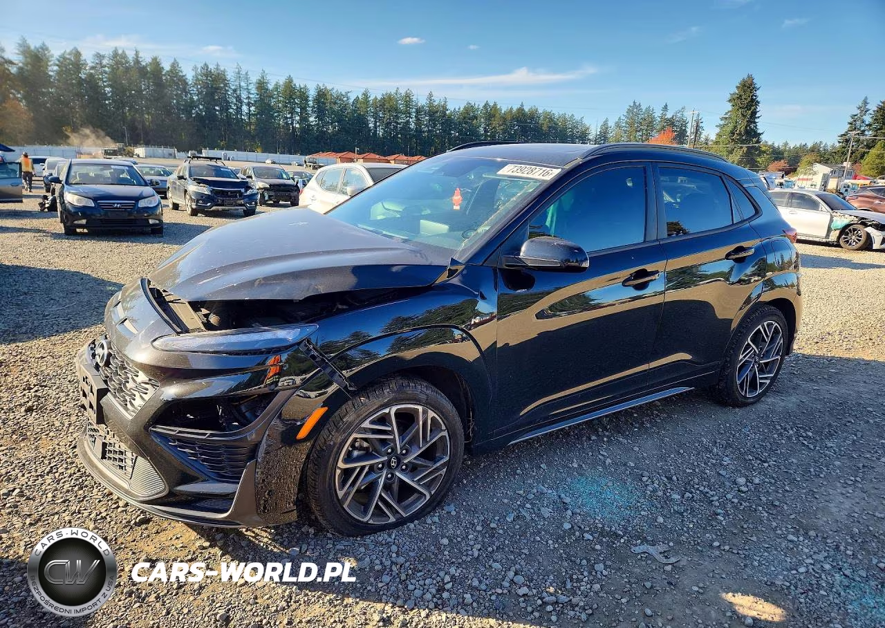 2022 Hyundai Kona N Line VIN:KM8K3CA36NU837115 - 1