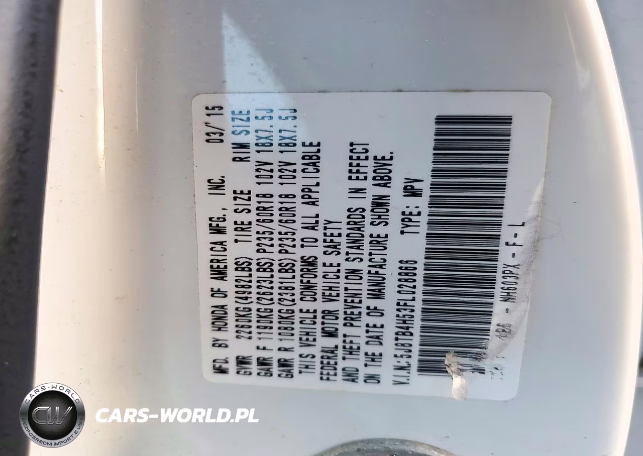 2015 Acura Rdx Technology VIN:5J8TB4H53FL028866 - 13