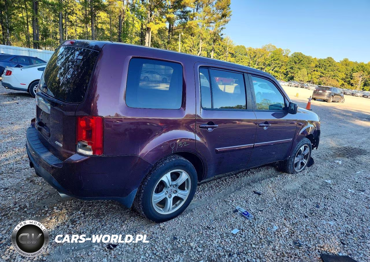 2013 Honda Pilot Exl VIN:5FNYF4H60DB049658 - 3