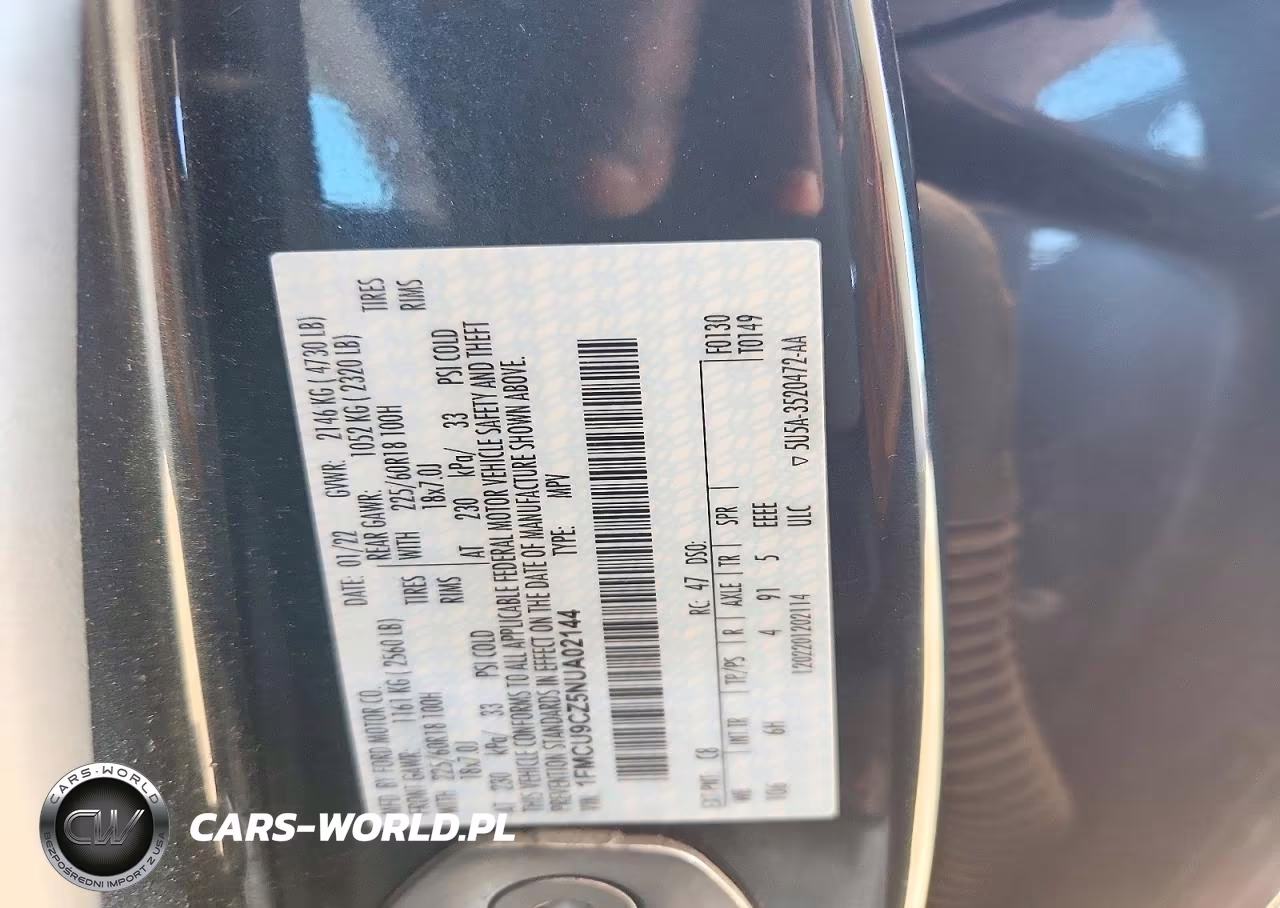 2022 Ford Escape Sel VIN:1FMCU9CZ5NUA02144 - 13