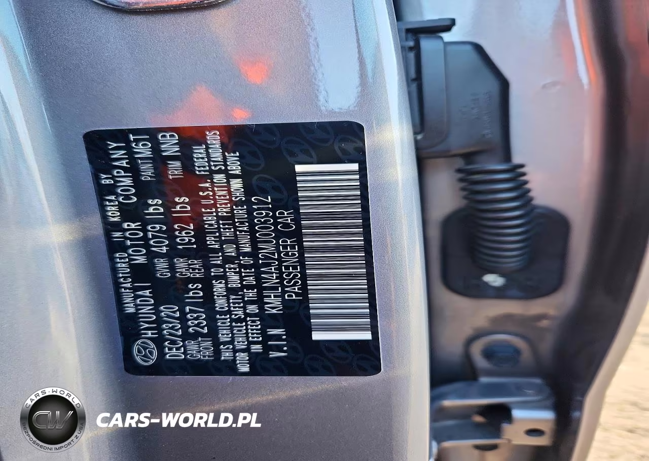 2021 Hyundai Elantra Limited VIN:KMHLN4AJ2MU003912 - 12
