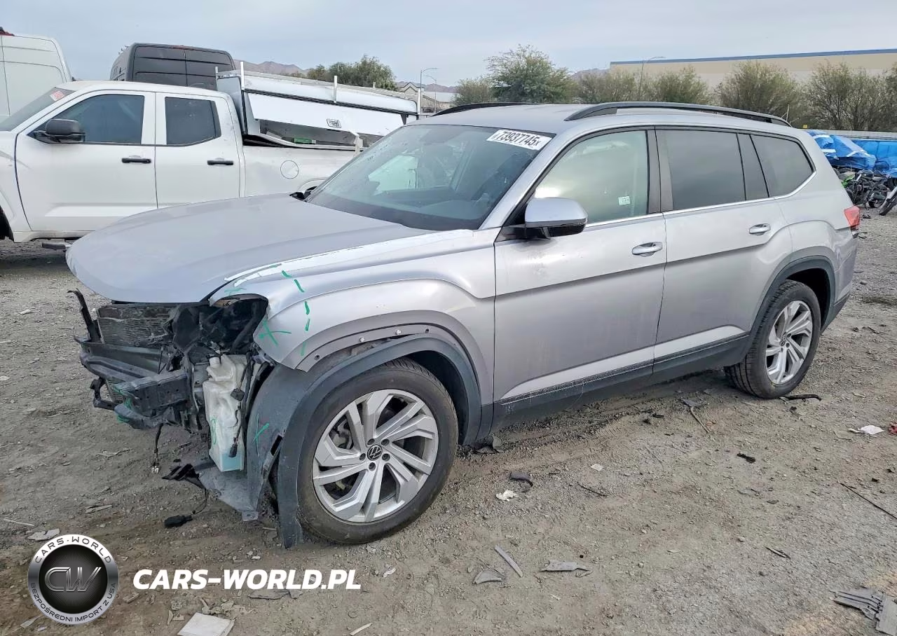 2021 Volkswagen Atlas Se VIN:1V2HR2CA7MC581265 - 1