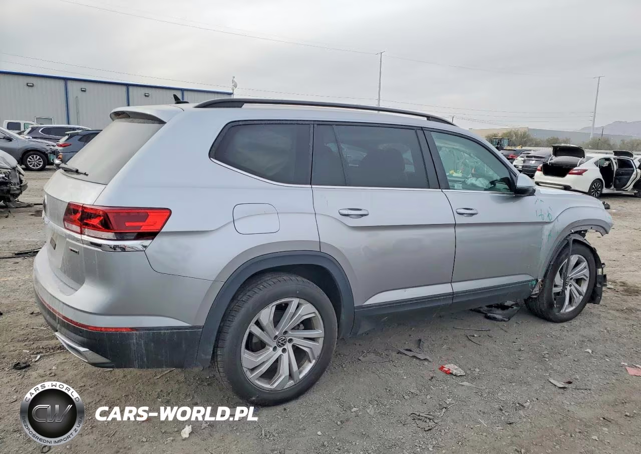 2021 Volkswagen Atlas Se VIN:1V2HR2CA7MC581265 - 3