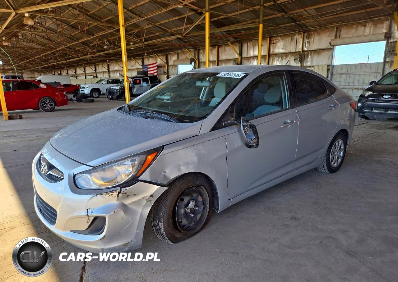 2014 Hyundai Accent Gls VIN:KMHCT4AE1EU742585 - 1