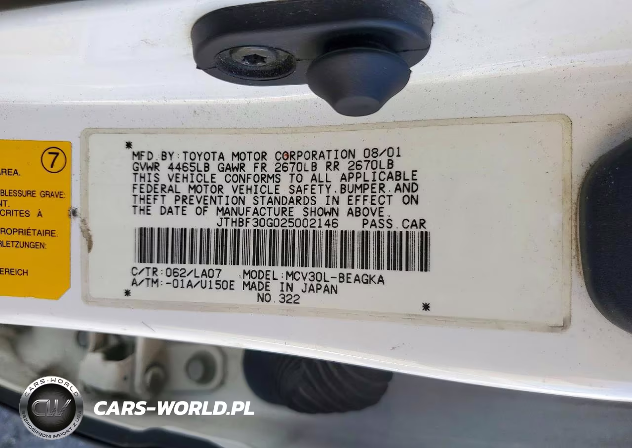 2002 Lexus Es 300 VIN:JTHBF30G025002146 - 12