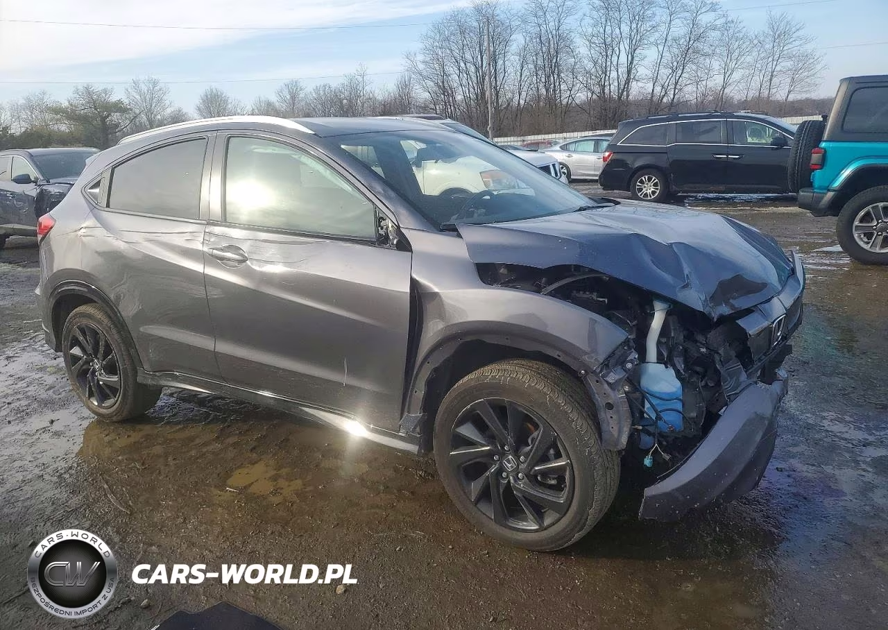 2022 Honda Hr-V Sport VIN:3CZRU6H19NM736770 - 4