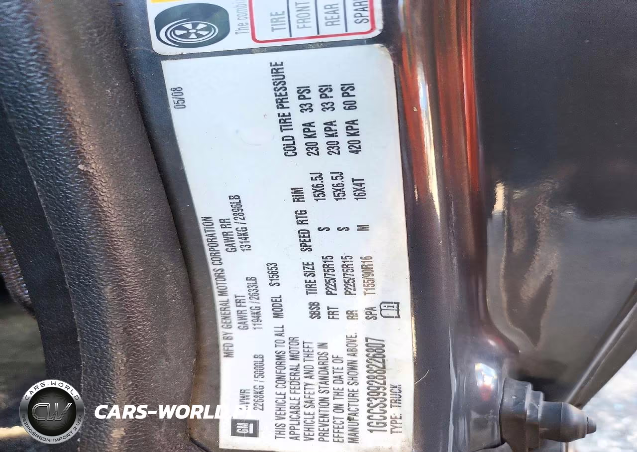2008 Chevrolet Colorado Lt VIN:1GCCS399288226807 - 12