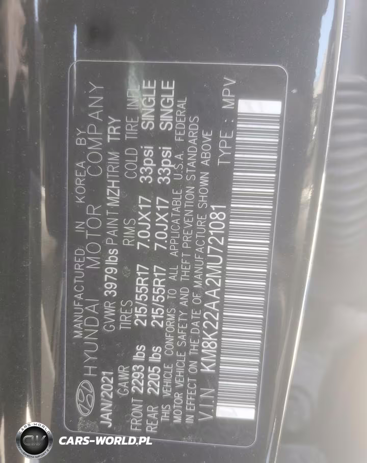 2021 Hyundai Kona Sel VIN:KM8K22AA2MU721081 - 14