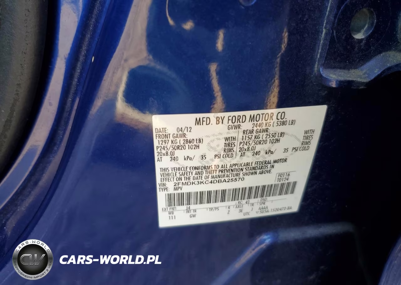 2013 Ford Edge Limited VIN:2FMDK3KC4DBA25570 - 13