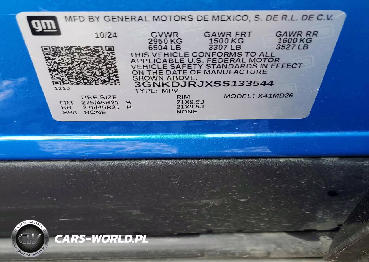 2025 Chevrolet Blazer Rs VIN:3GNKDJRJXSS133544 - 13