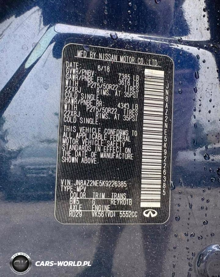 2019 Infiniti Qx80 Luxe VIN:JN8AZ2NE5K9226385 - 10