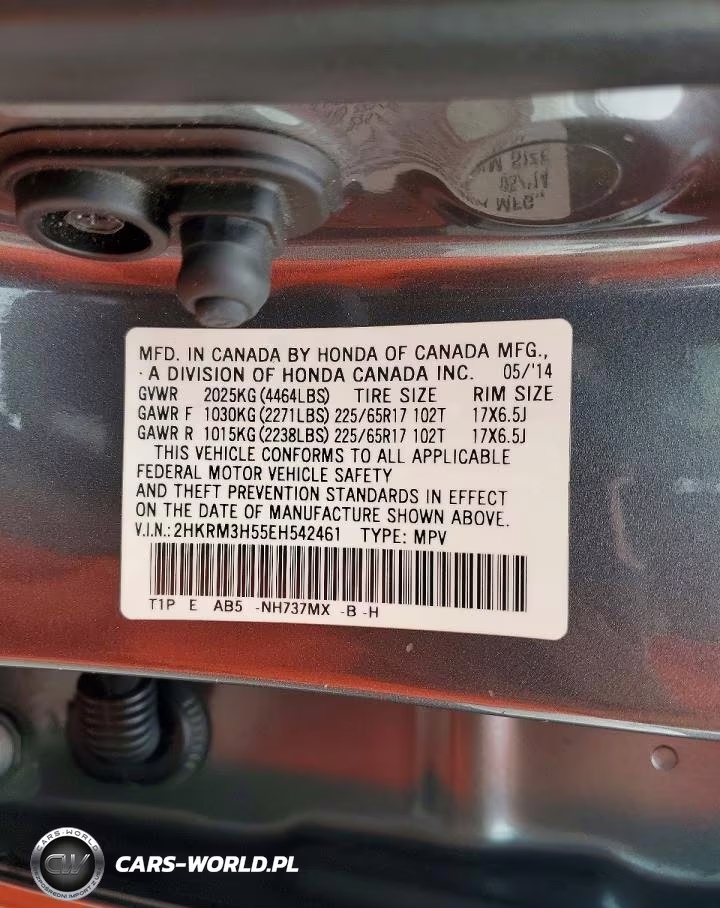2014 Honda Cr-V Ex VIN:2HKRM3H55EH542461 - 13