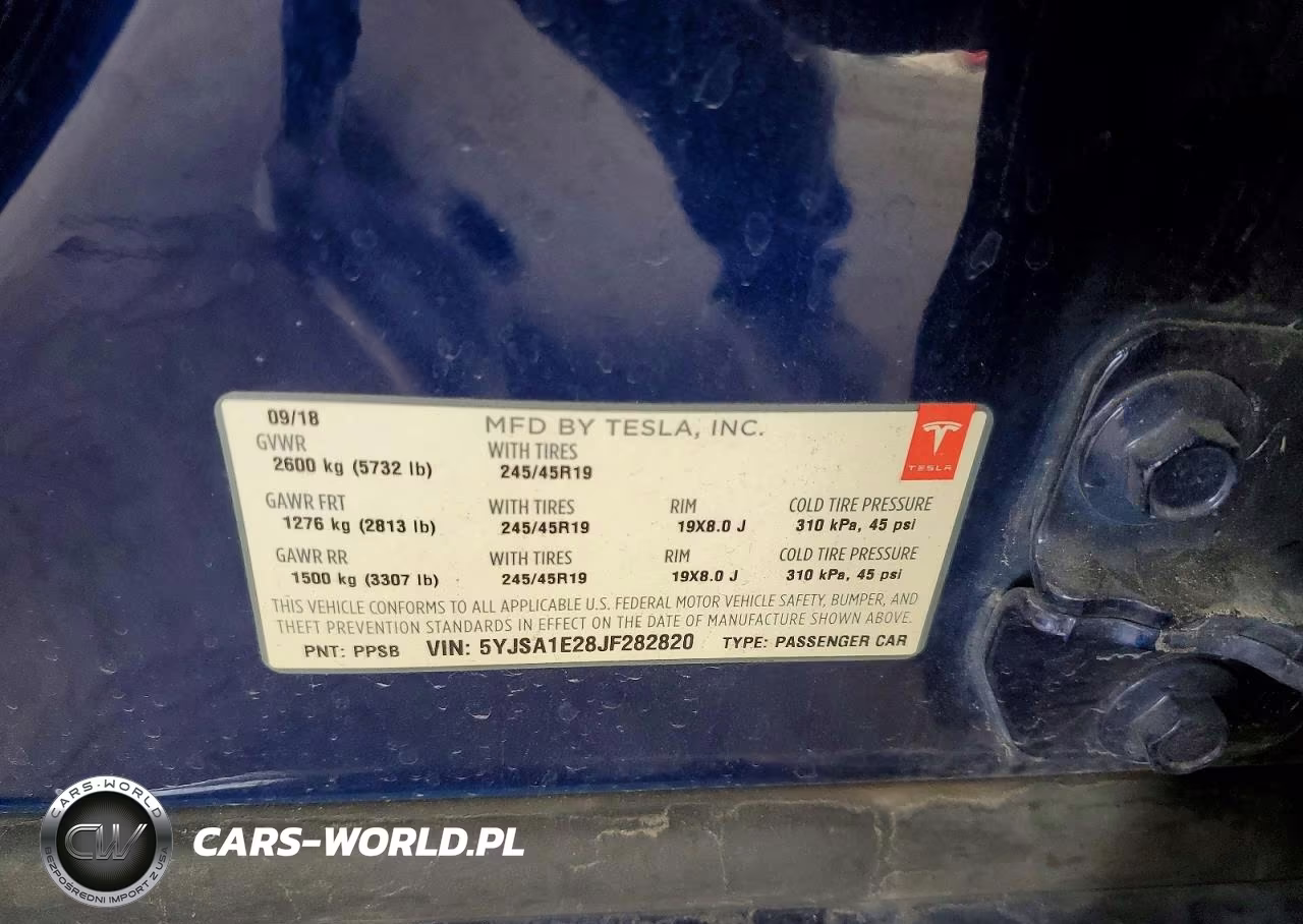 2018 Tesla Model S VIN:5YJSA1E28JF282820 - 12