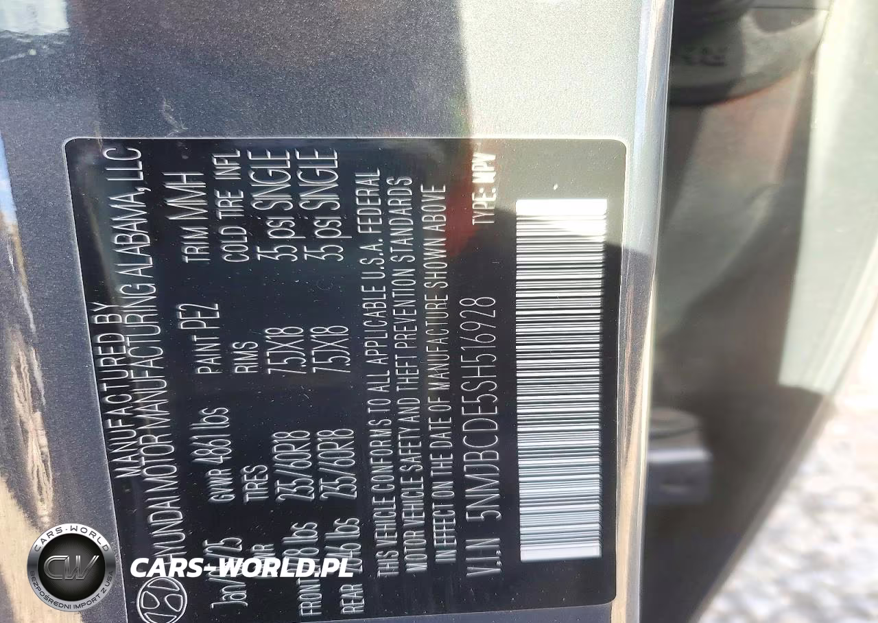 2025 Hyundai Tucson Sel VIN:5NMJBCDE5SH516928 - 14