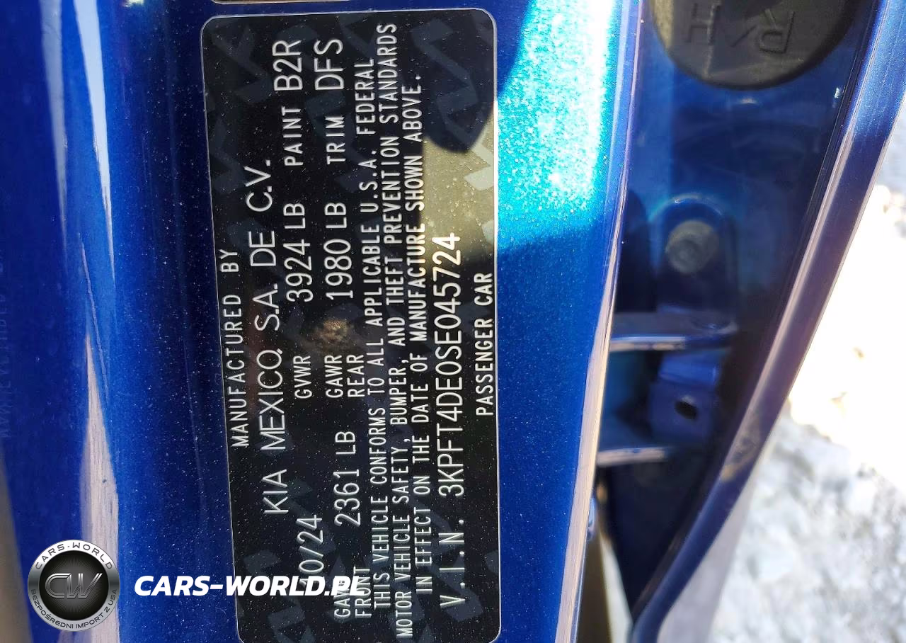 2025 Kia K4 Lxs VIN:3KPFT4DE0SE045724 - 13