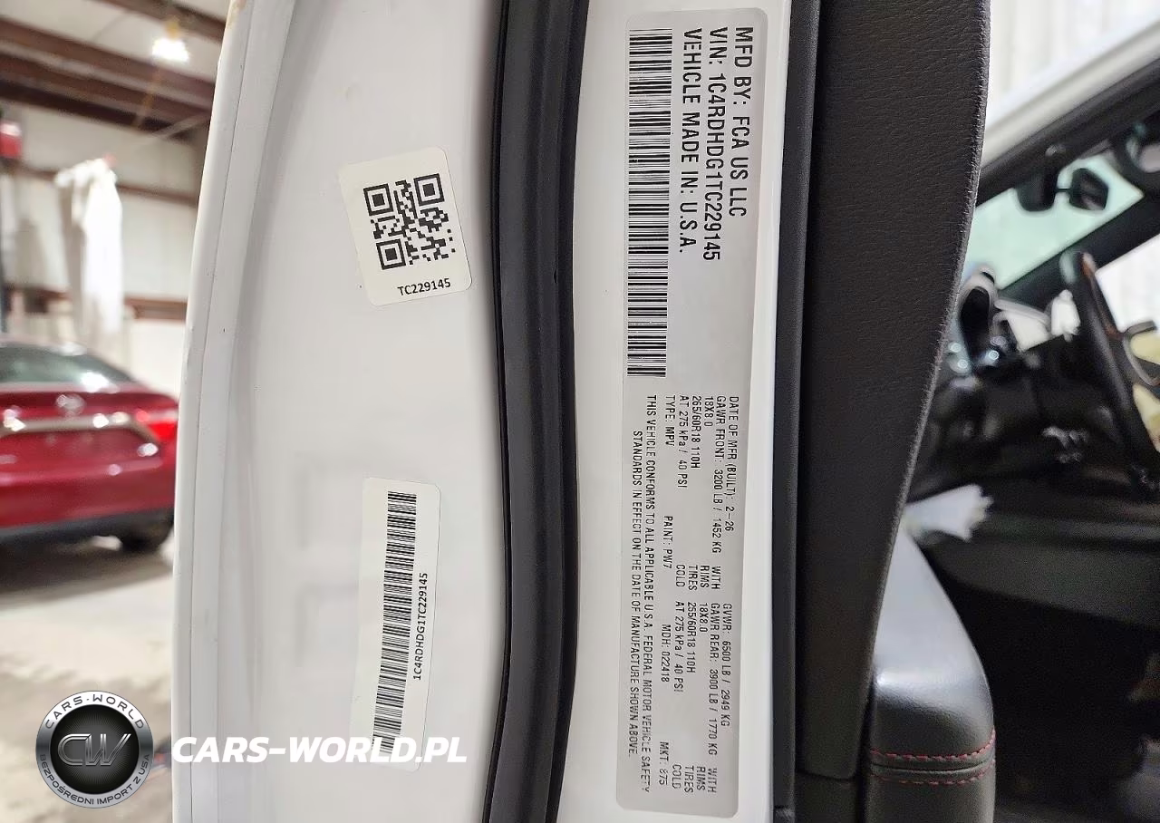 2026 Dodge Durango Gt VIN:1C4RDHDG1TC229145 - 13