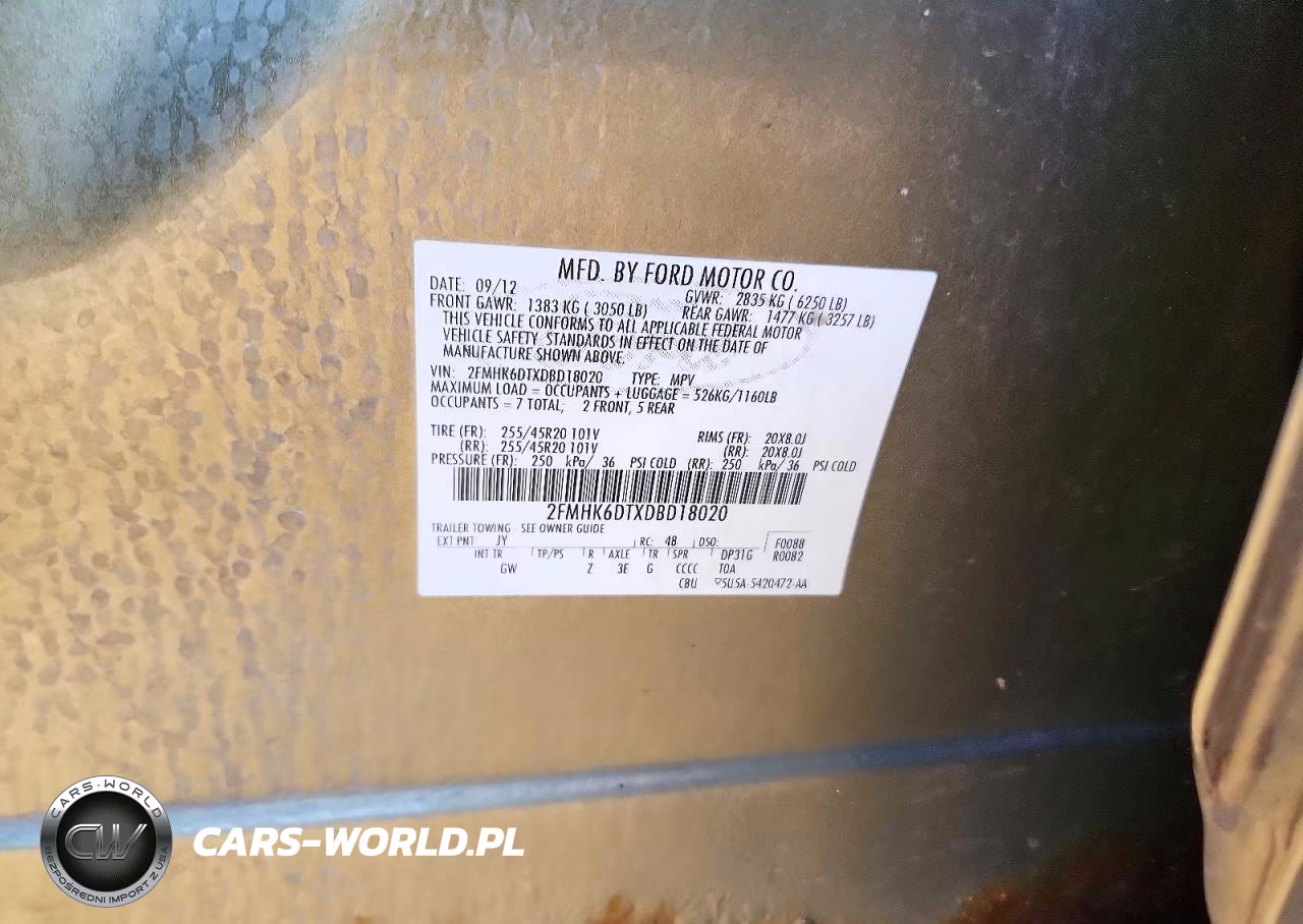 2013 Ford Flex Limited VIN:2FMHK6DTXDBD18020 - 13