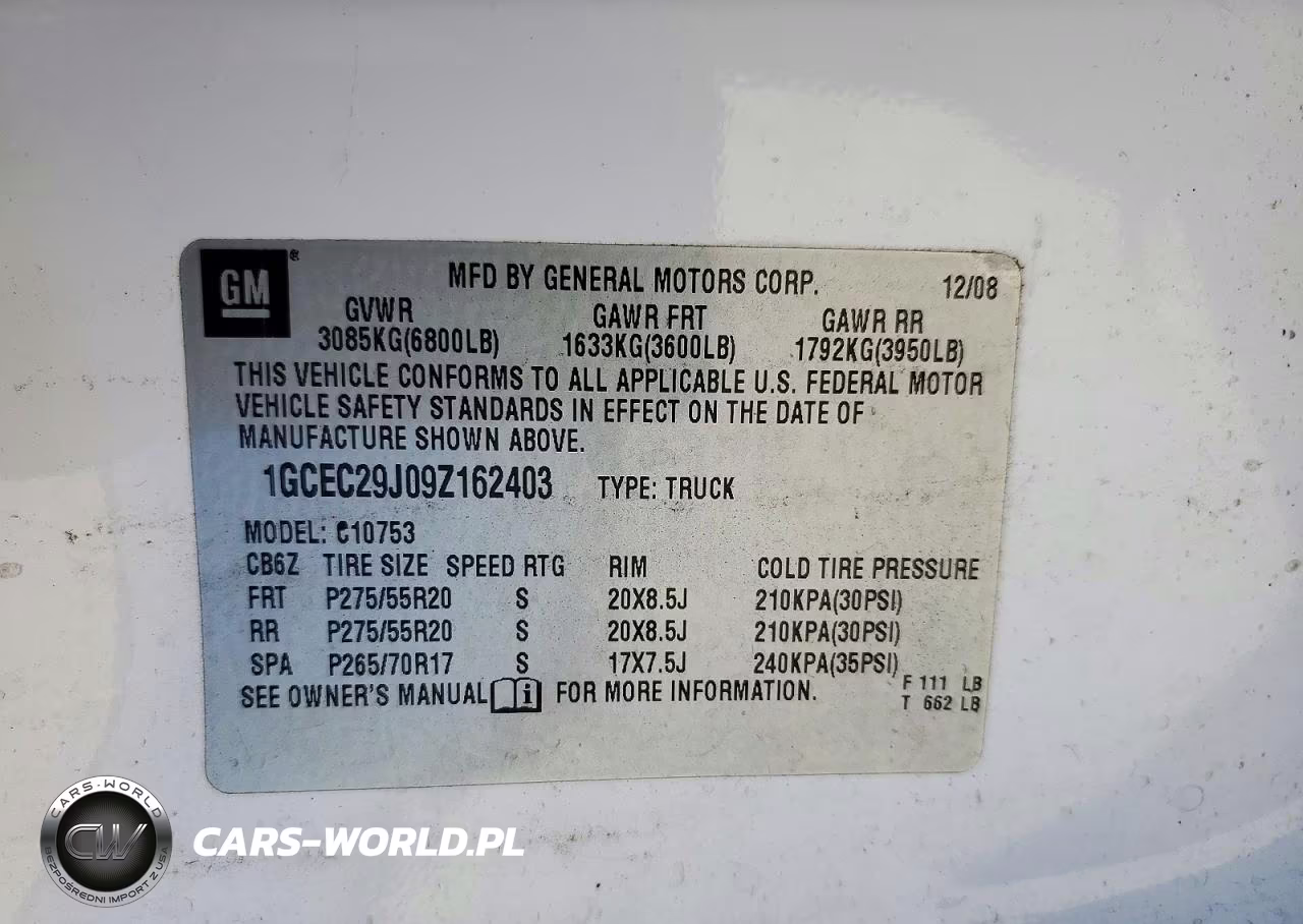 2009 Chevrolet Silverado C1500 Lt VIN:1GCEC29J09Z162403 - 12