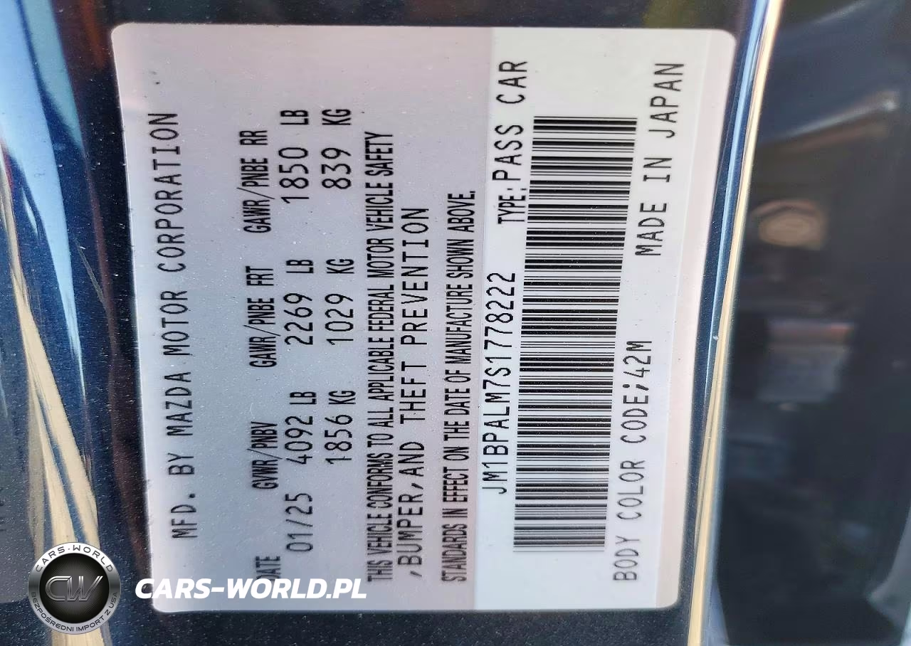 2025 Mazda 3 Preferred VIN:JM1BPALM7S1778222 - 13