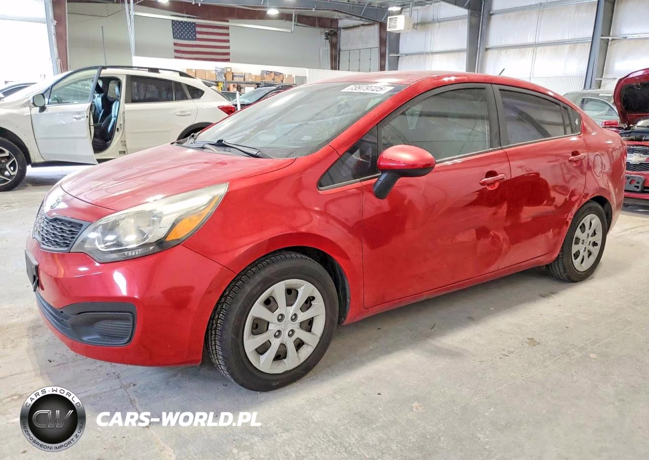 2013 Kia Rio Lx VIN:KNADM4A35D6307606 - 1