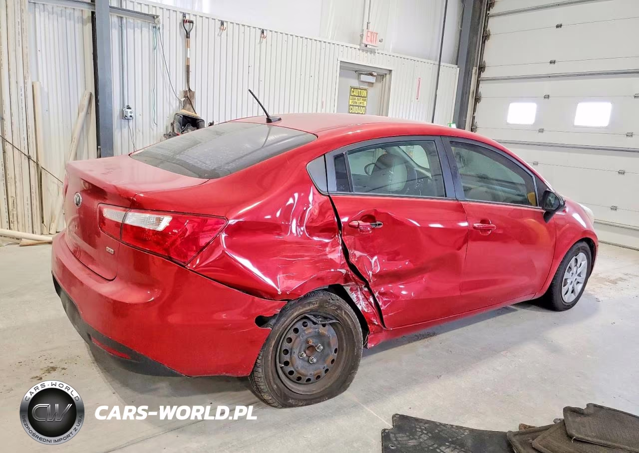 2013 Kia Rio Lx VIN:KNADM4A35D6307606 - 3