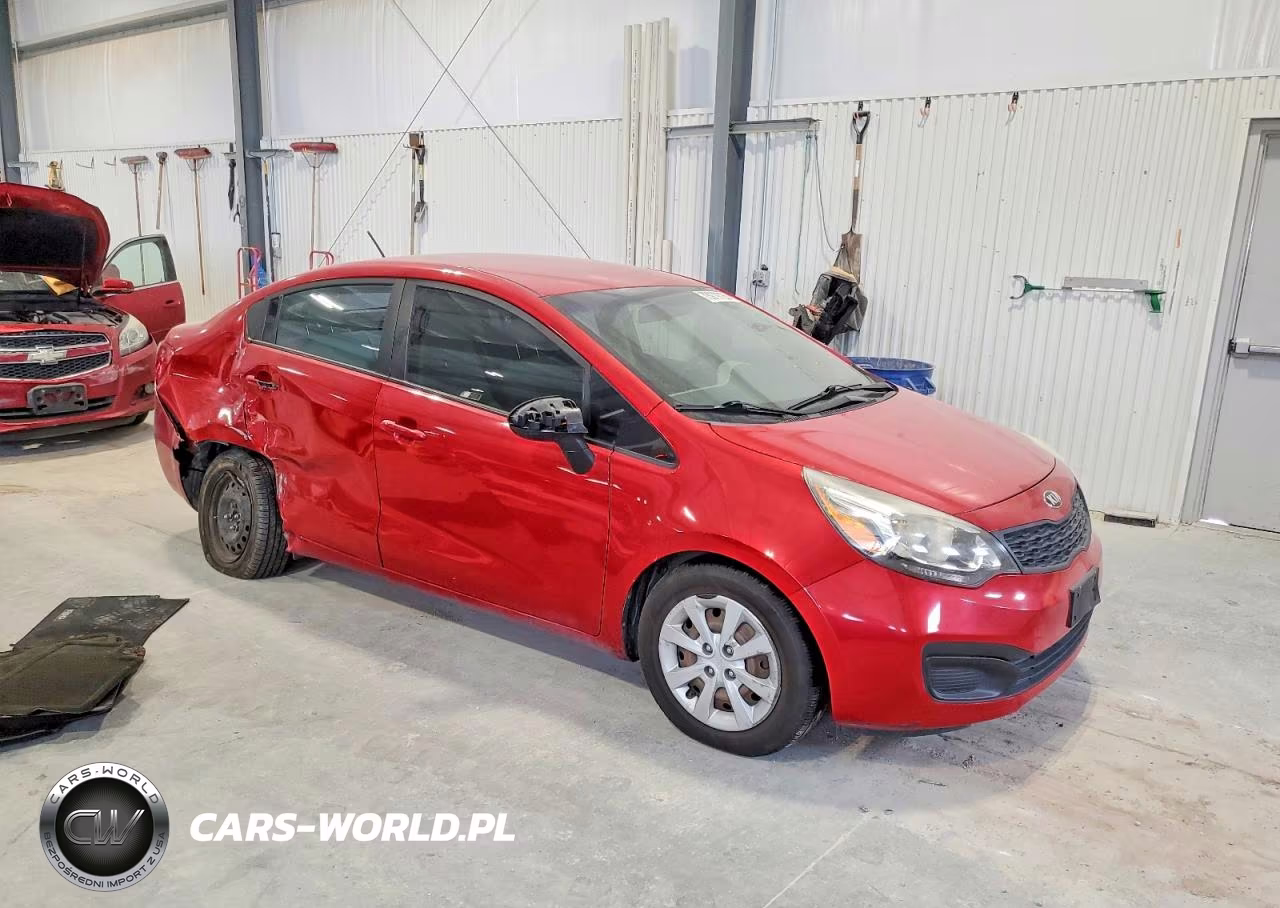2013 Kia Rio Lx VIN:KNADM4A35D6307606 - 4