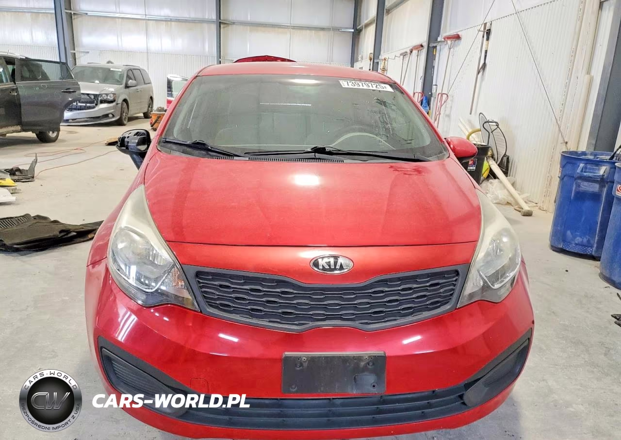 2013 Kia Rio Lx VIN:KNADM4A35D6307606 - 5