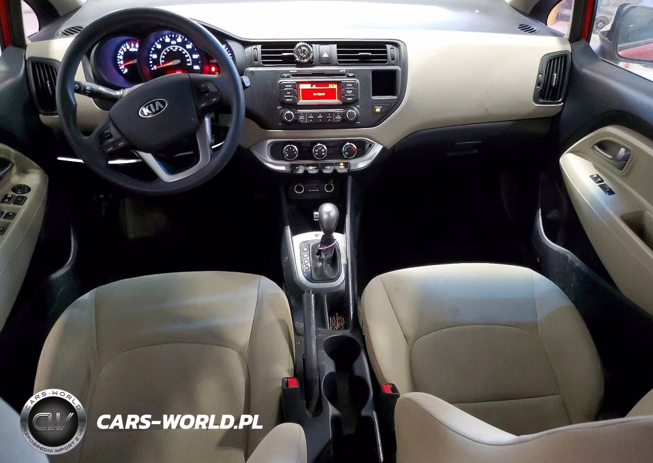 2013 Kia Rio Lx VIN:KNADM4A35D6307606 - 8