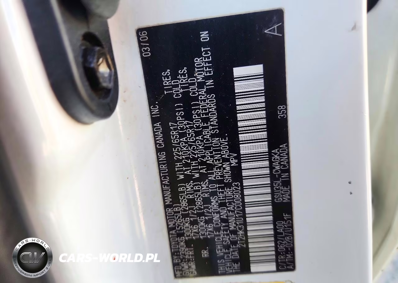 2007 Lexus Rx 350 VIN:2T2HK31U17C008023 - 13