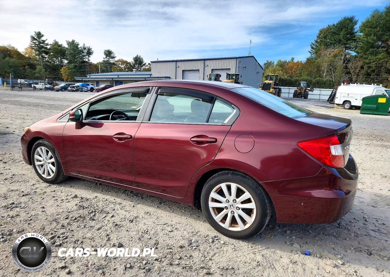 2012 Honda Civic Exl VIN:2HGFB2F99CH543421 - 2