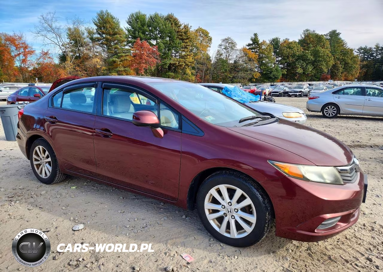 2012 Honda Civic Exl VIN:2HGFB2F99CH543421 - 4