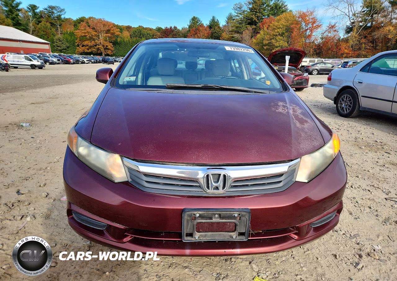 2012 Honda Civic Exl VIN:2HGFB2F99CH543421 - 5