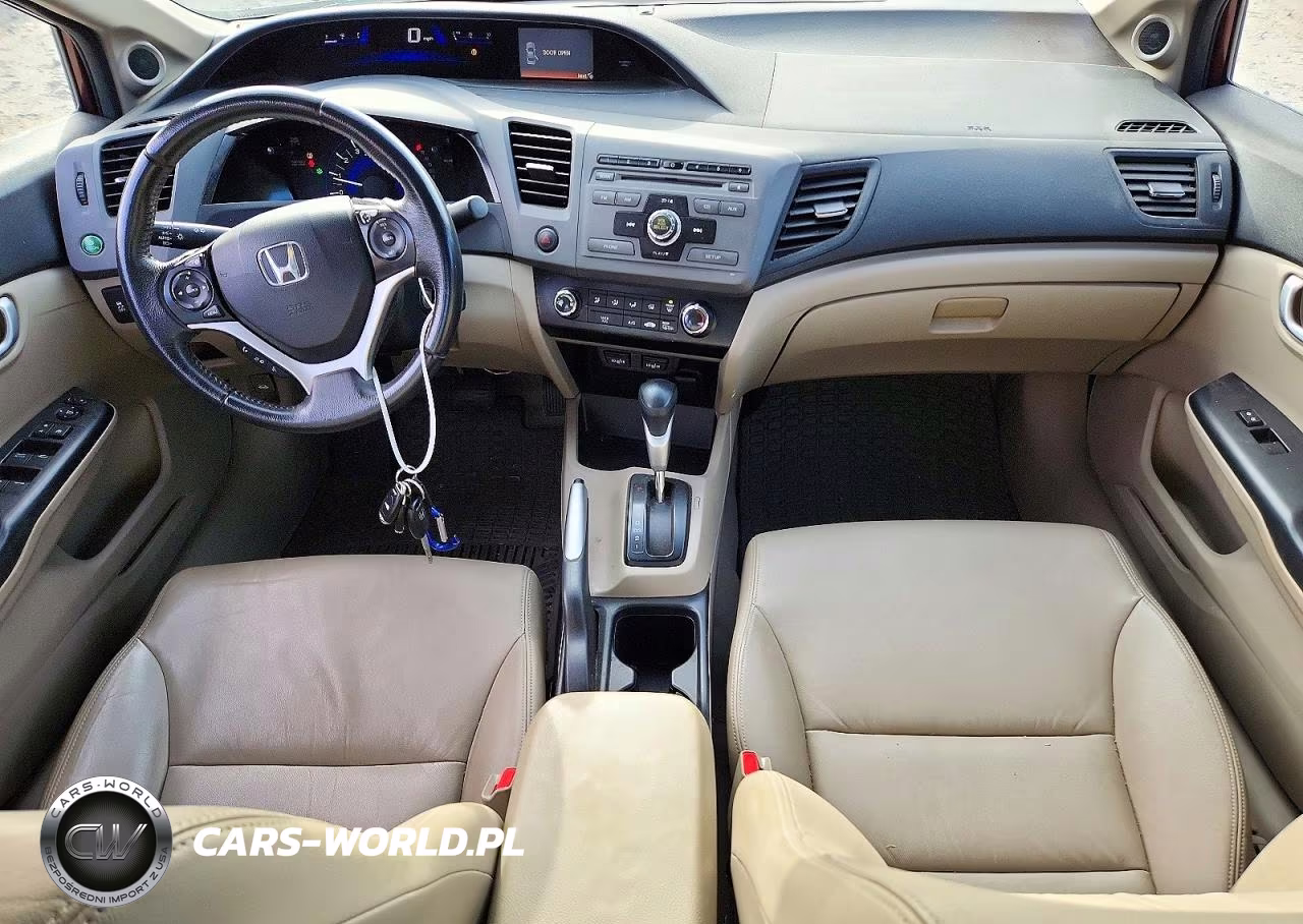 2012 Honda Civic Exl VIN:2HGFB2F99CH543421 - 8