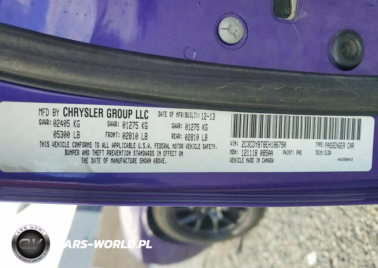 2014 Dodge Challenger R-T VIN:2C3CDYBT8EH186790 - 12
