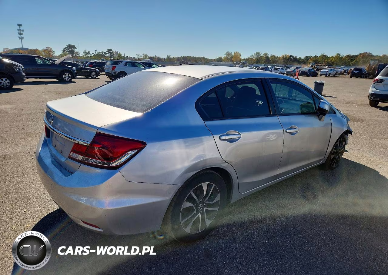 2013 Honda Civic Exl VIN:2HGFB2F91DH533676 - 3