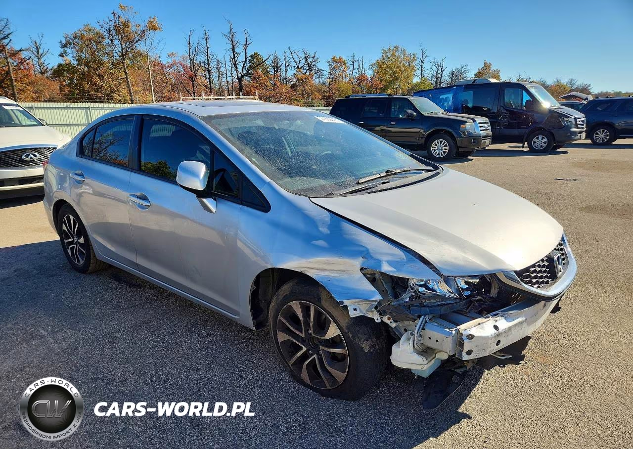 2013 Honda Civic Exl VIN:2HGFB2F91DH533676 - 4