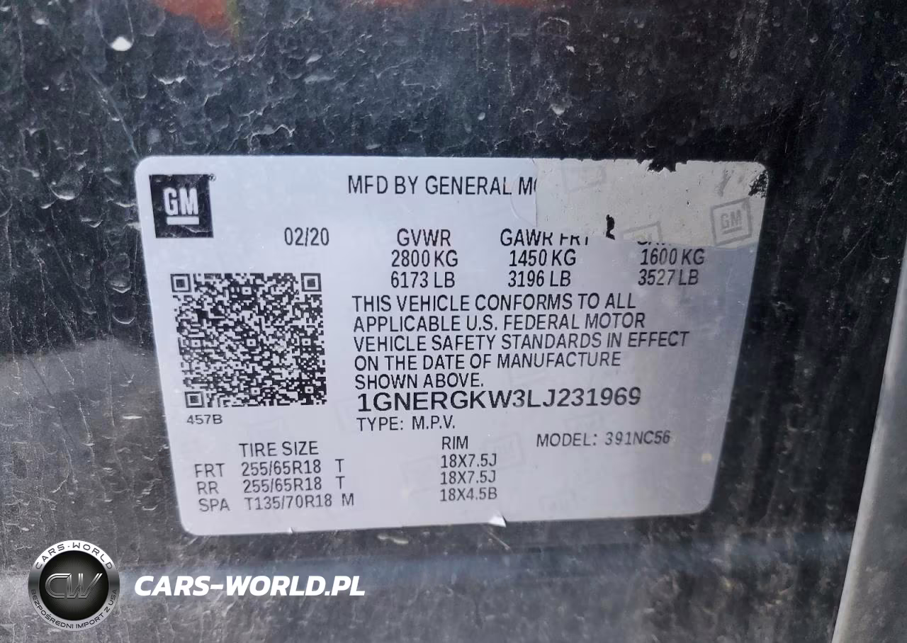 2020 Chevrolet Traverse Lt VIN:1GNERGKW3LJ231969 - 14