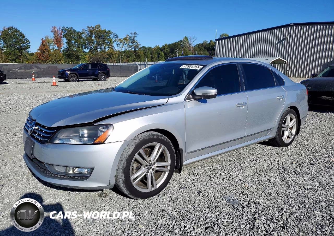 2014 Volkswagen Passat Sel VIN:1VWCN7A38EC055413 - 1