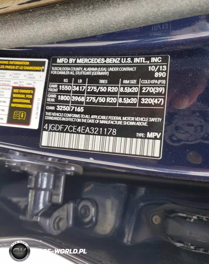 2014 Mercedes-Benz Gl 450 4Matic VIN:4JGDF7CE4EA321178 - 12