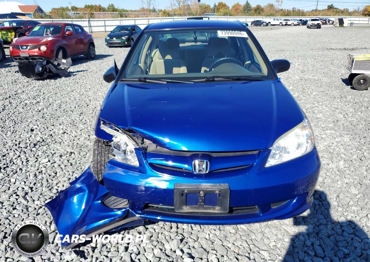2004 Honda Civic Dx VIN:1HGES164X4L024621 - 5