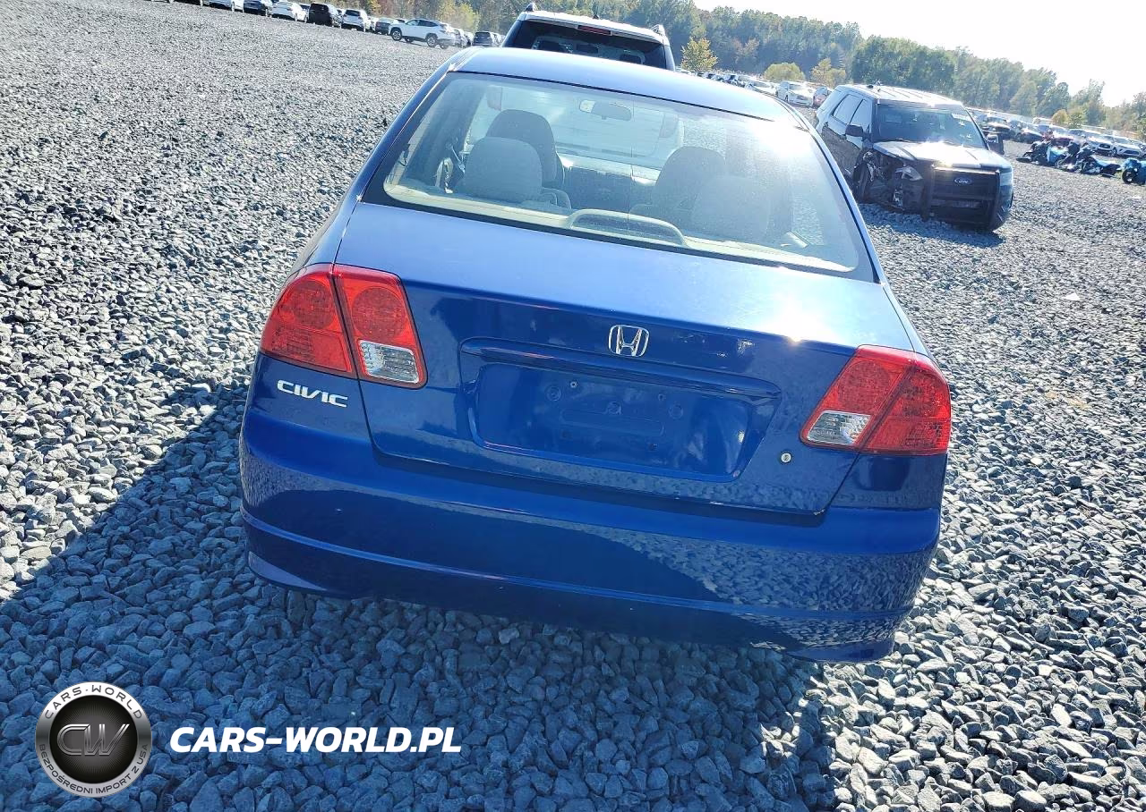 2004 Honda Civic Dx VIN:1HGES164X4L024621 - 6