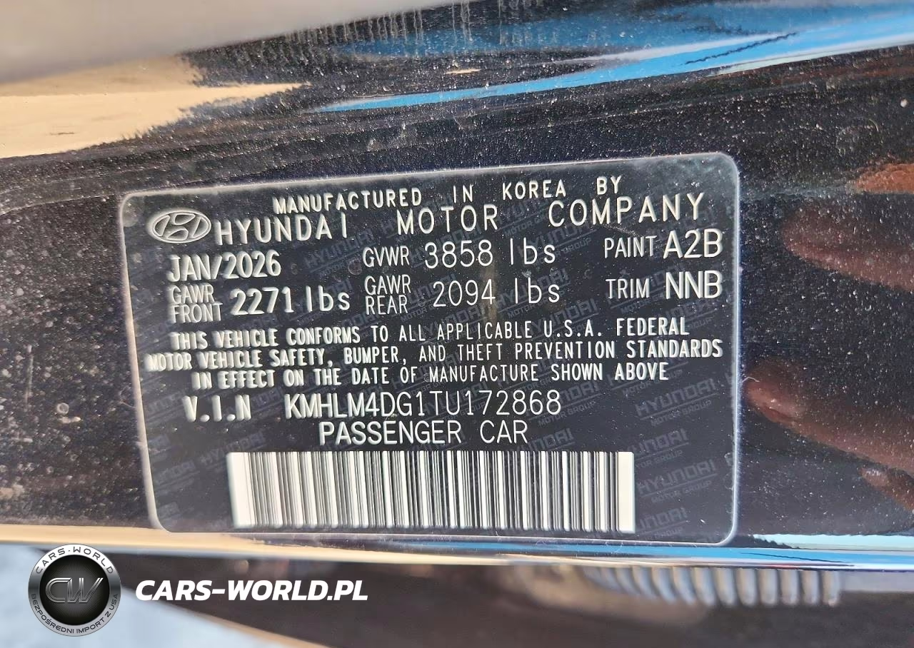 2026 Hyundai Elantra Sel Sport VIN:KMHLM4DG1TU172868 - 13