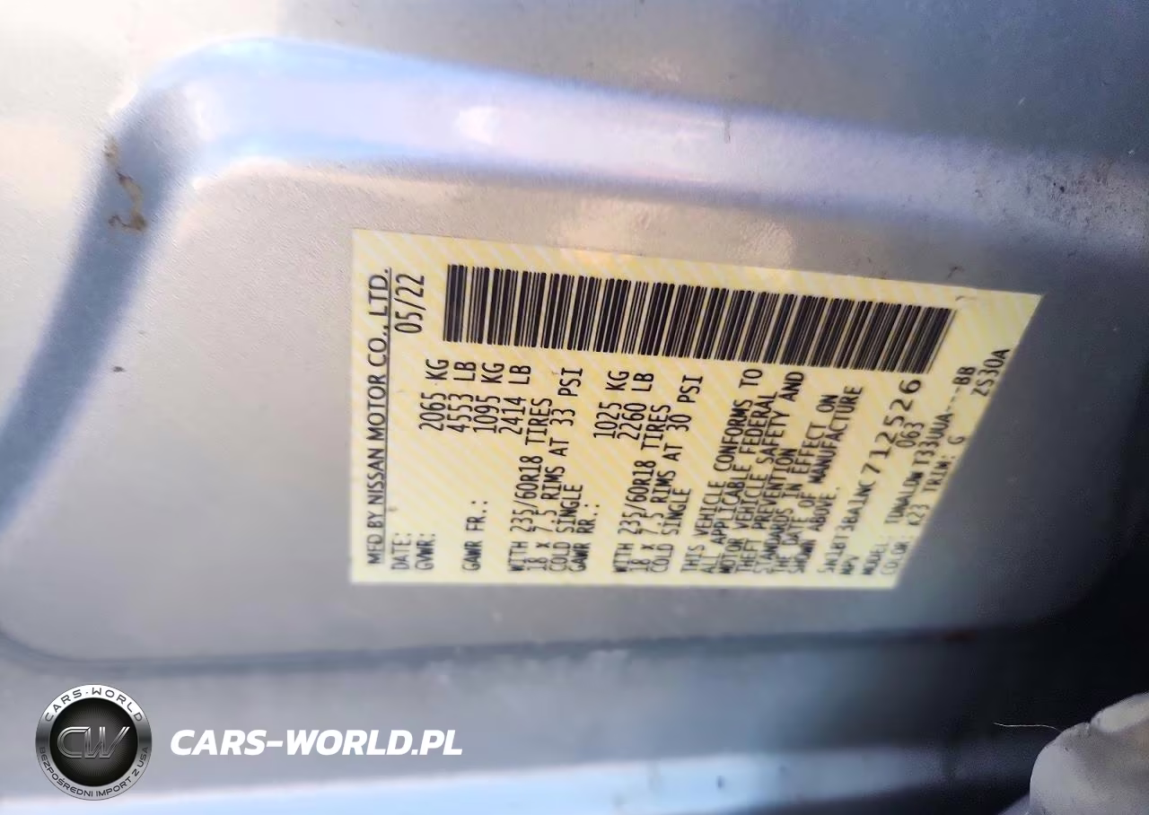 2022 Nissan Rogue Sv VIN:5N1BT3BA1NC712526 - 14
