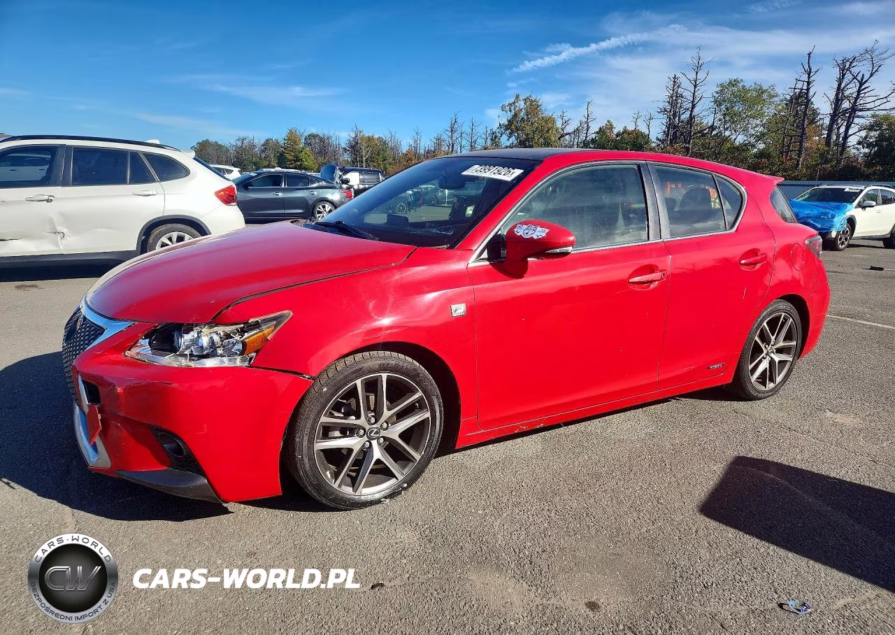 2014 Lexus Ct 200 VIN:JTHKD5BH9E2187200 - 1